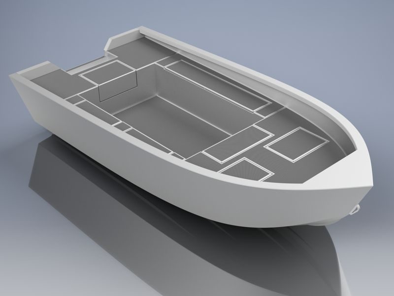 13 Foot Aluminum Utility Skiff Plans